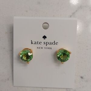 Kate Spade Brilliant Green Earrings